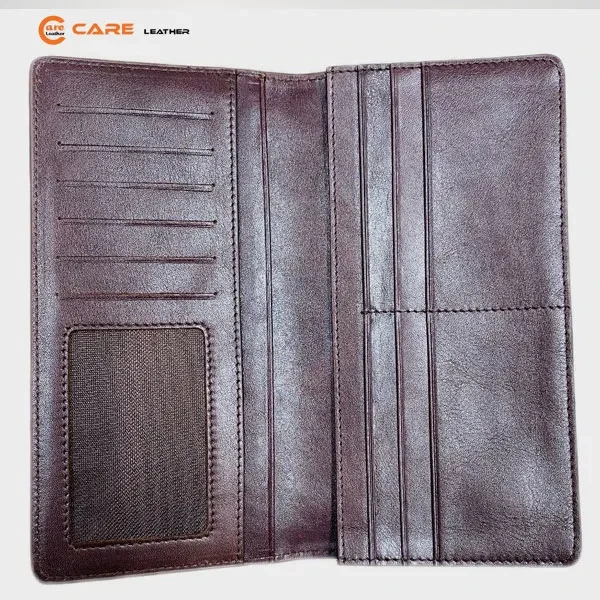 Smart Care Leather Long wallet (V Chocolate)