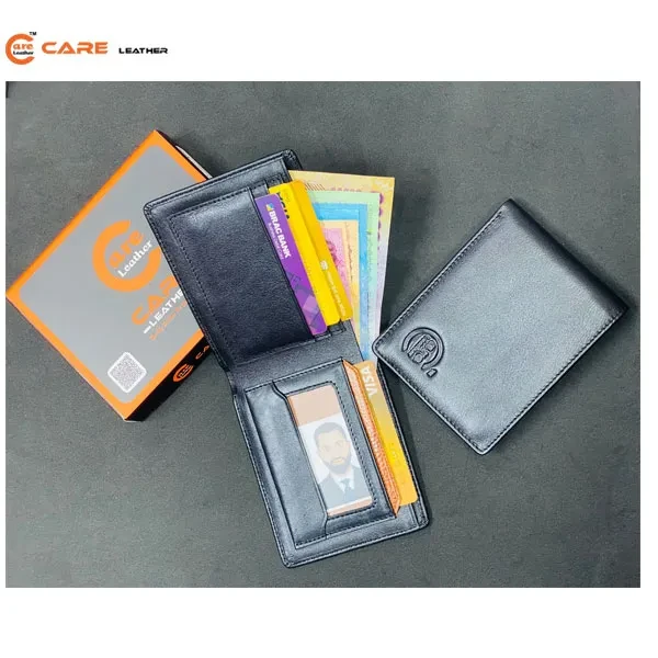 Classic Care Leather Wallet SW-Black718