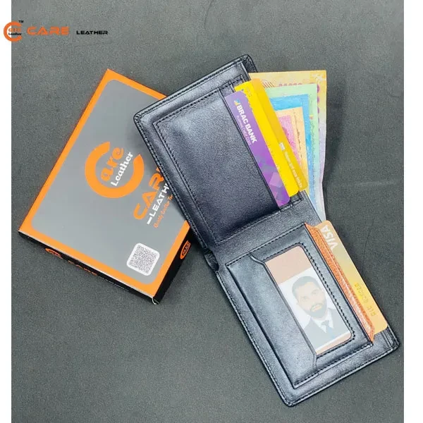 Classic Care Leather Wallet SW-Black718