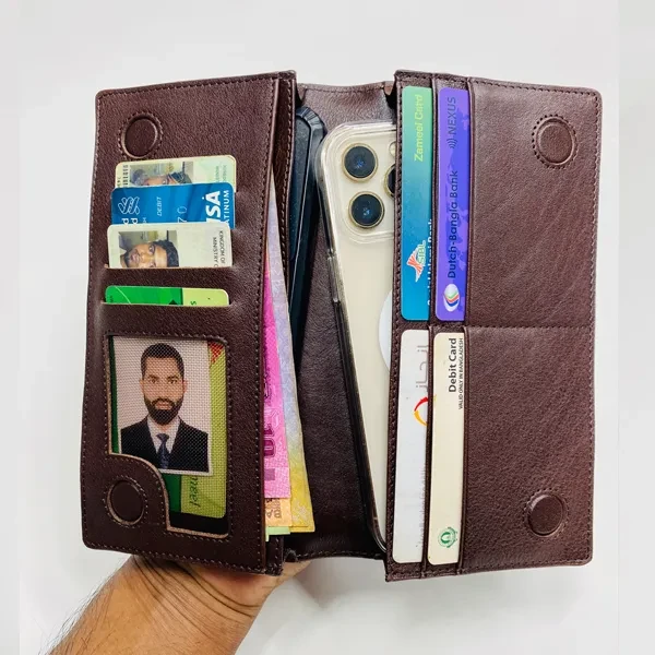 Magnet Genuine Leather Long wallet M2