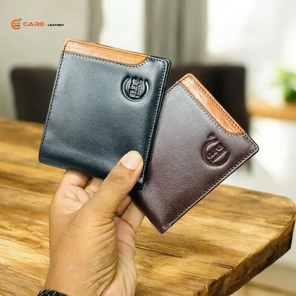 Genuine Leather Bi-Fold Wallet (SW28)