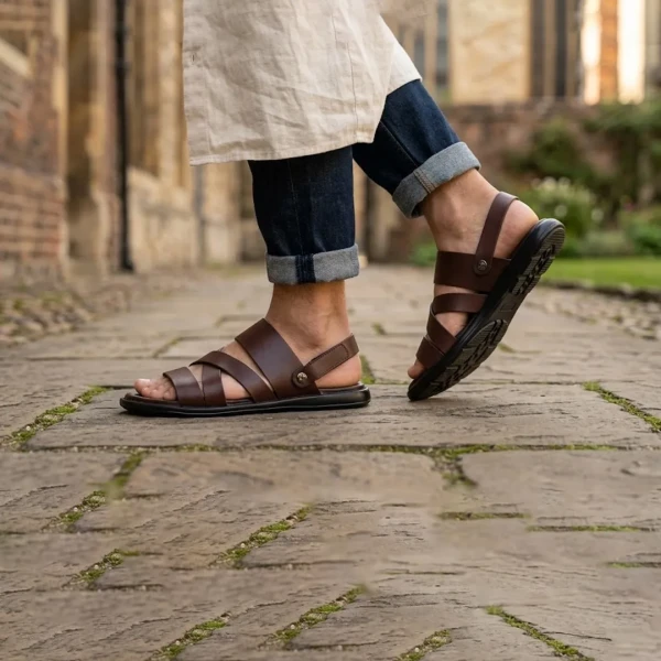 Premium Care Leather Belt sandal (SC8)
