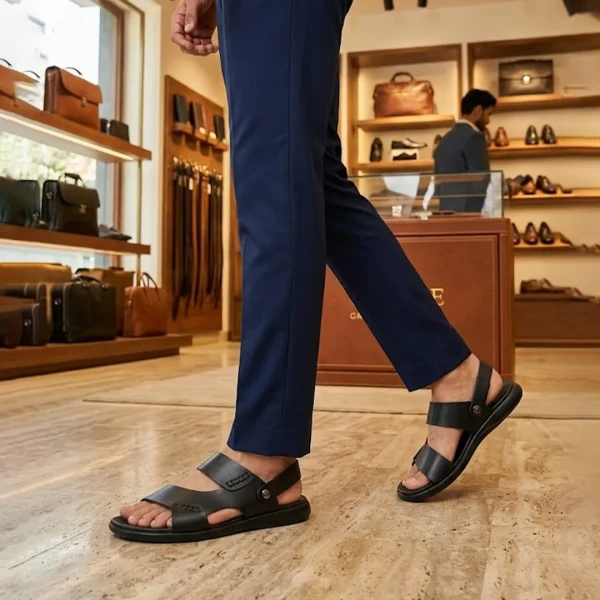 Stylish Fashionable Soft Care Leather Sandal for Men SB28