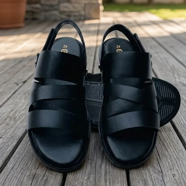 Premium Care Leather Belt sandals (SB8)