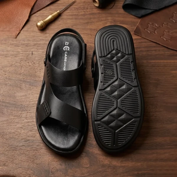 Stylish Fashionable Soft Care Leather Sandal for Men S29B