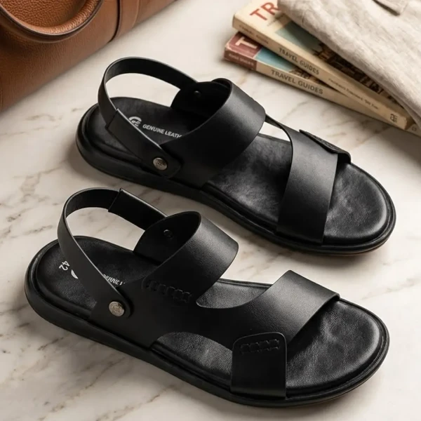 Stylish Fashionable Soft Care Leather Sandal for Men S29B