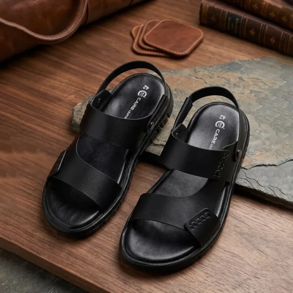 Stylish Fashionable Soft Care Leather Sandal for Men S29B