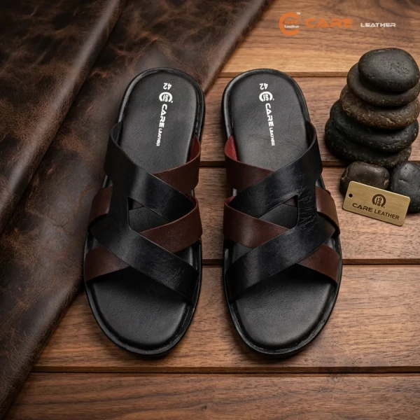 Men's Sandals New Casual Fisherman Style Care Leather  (S32)